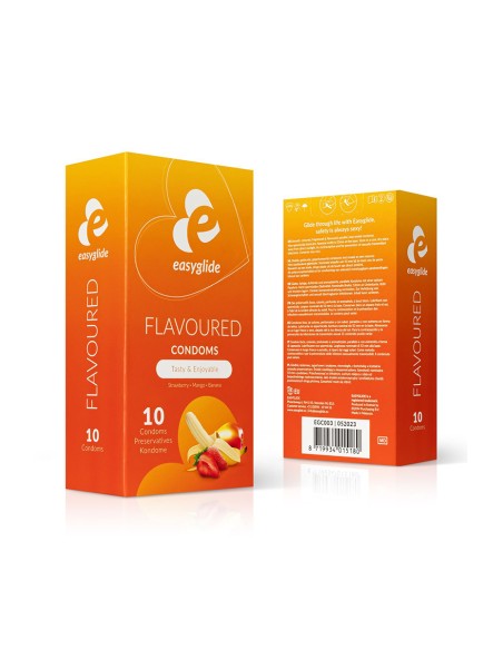 10 préservatifs parfumés - EasyGlide